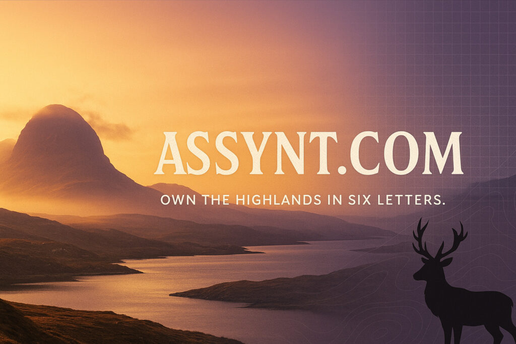 ASSYNT.com Own the Highlands in six letters