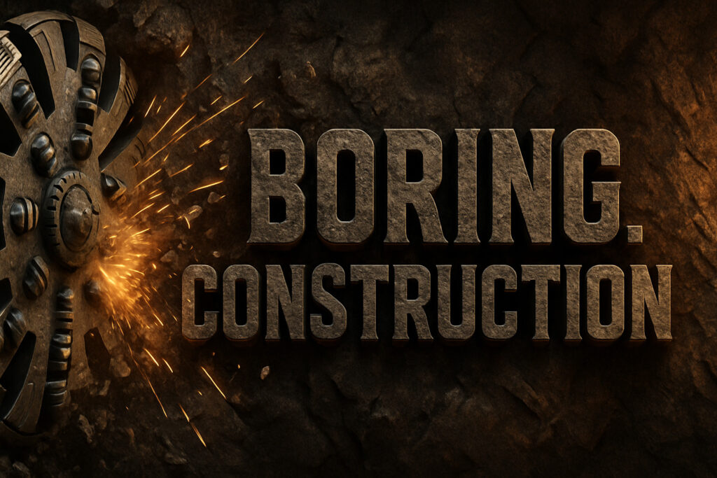 Boring.Construction
